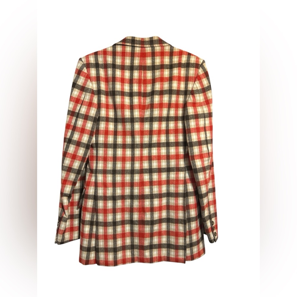 Vintage Cricketeer Mr. Man Washington D.C. Plaid Wool Blazer Med Preppy Old Mone View 2